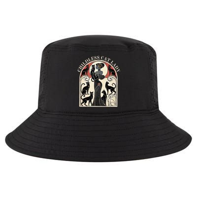 Childless Cat Ladies Cat Karma Retro Funny Gift Cool Comfort Performance Bucket Hat