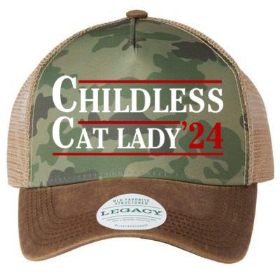 Childless Cat Lady 2024 Legacy Tie Dye Trucker Hat