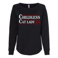 Childless Cat Lady 2024 Womens California Wash Sweatshirt