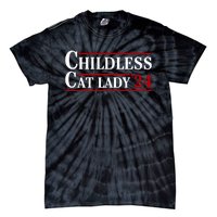 Childless Cat Lady 2024 Tie-Dye T-Shirt