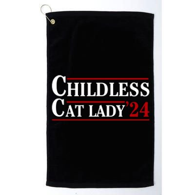 Childless Cat Lady 2024 Platinum Collection Golf Towel