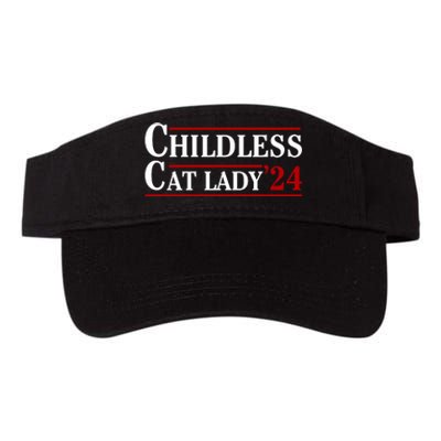 Childless Cat Lady 2024 Valucap Bio-Washed Visor