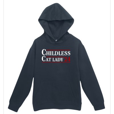 Childless Cat Lady 2024 Urban Pullover Hoodie