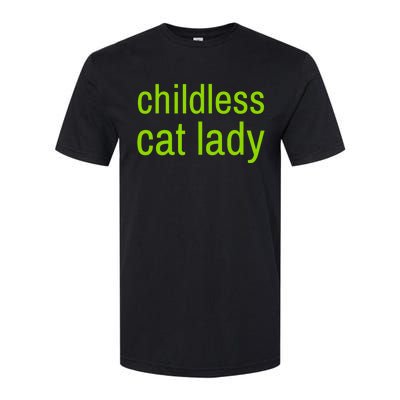 Childless Cat Lady Funny Vote 2024 Softstyle® CVC T-Shirt