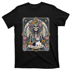 Childless Cat Lady Tarot Card T-Shirt