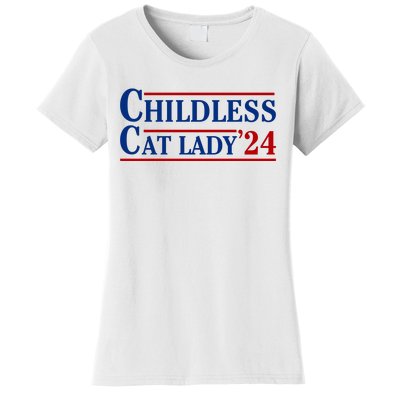 Childless Cat Lady 2024 Women's T-Shirt