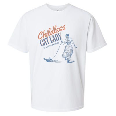 Childless Cat Lady Sueded Cloud Jersey T-Shirt