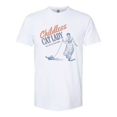 Childless Cat Lady Softstyle CVC T-Shirt