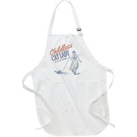 Childless Cat Lady Full-Length Apron With Pockets