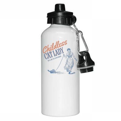 Childless Cat Lady Aluminum Water Bottle 