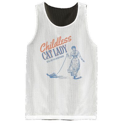 Childless Cat Lady Mesh Reversible Basketball Jersey Tank