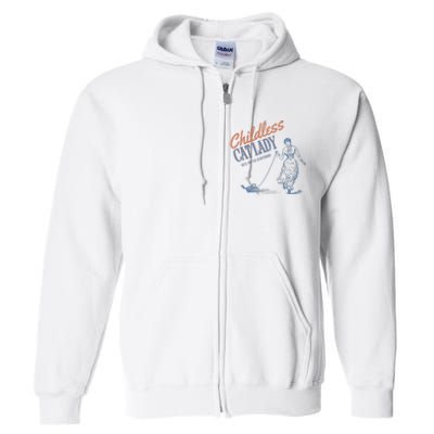 Childless Cat Lady Full Zip Hoodie