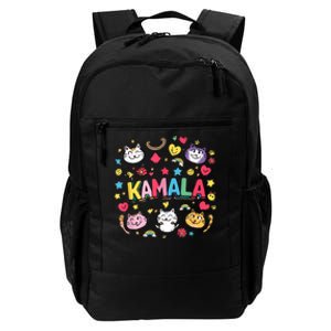 Childless Cat Lady Kamala Funny Kind Cartoon Cats Daily Commute Backpack