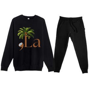 Coconut Comma + La 2024 Premium Crewneck Sweatsuit Set