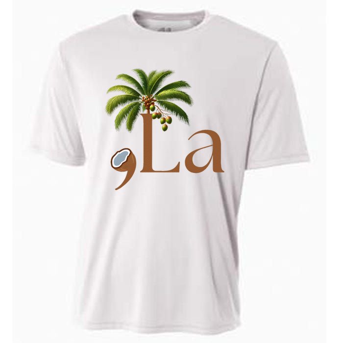 Coconut Comma + La 2024 Cooling Performance Crew T-Shirt