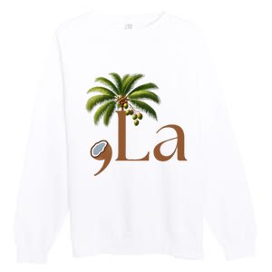 Coconut Comma + La 2024 Premium Crewneck Sweatshirt