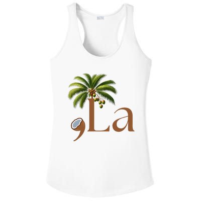 Coconut Comma + La 2024 Ladies PosiCharge Competitor Racerback Tank