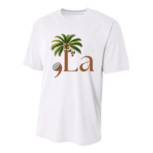 Coconut Comma + La 2024 Youth Performance Sprint T-Shirt