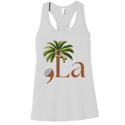 Coconut Comma + La 2024 Women's Racerback Tank