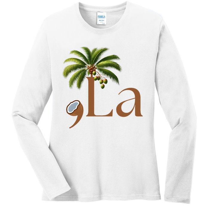 Coconut Comma + La 2024 Ladies Long Sleeve Shirt