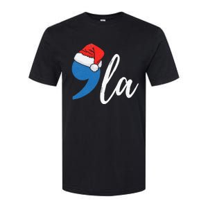 Christmas Comma La Santa Hat Kamala Harris Softstyle CVC T-Shirt