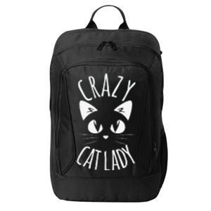 CRAZY CAT LADY Funny Fur Mom Mother's Day Christmas Birthday City Backpack