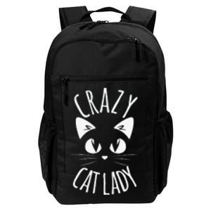 CRAZY CAT LADY Funny Fur Mom Mother's Day Christmas Birthday Daily Commute Backpack