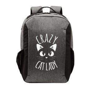 CRAZY CAT LADY Funny Fur Mom Mother's Day Christmas Birthday Vector Backpack