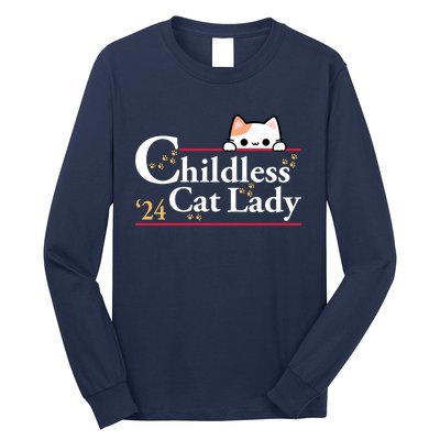 Childless Cat Lady 2024 Long Sleeve Shirt