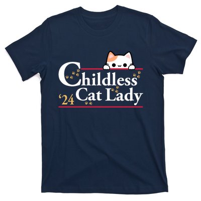 Childless Cat Lady 2024 T-Shirt