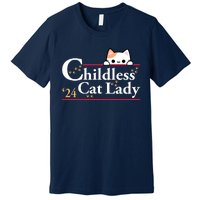 Childless Cat Lady 2024 Premium T-Shirt