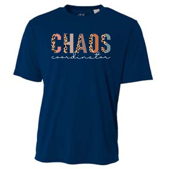 Chaos Coordinator Leopard Cooling Performance Crew T-Shirt