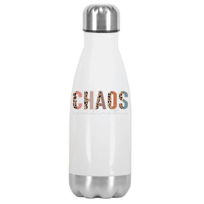 Chaos Coordinator Leopard Stainless Steel Insulated Water Bottle