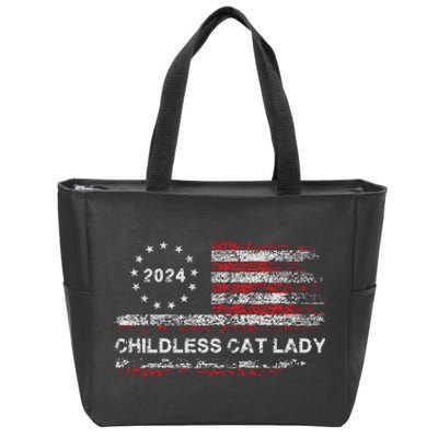 Childless Cat Lady 2024 Zip Tote Bag