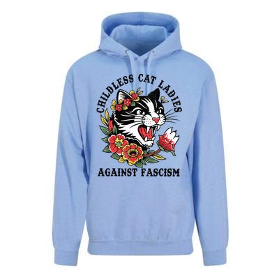 Childless Cat Ladies Voting Election 2024 Usa Vintage Unisex Surf Hoodie