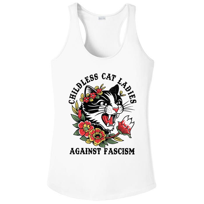 Childless Cat Ladies Voting Election 2024 Usa Vintage Ladies PosiCharge Competitor Racerback Tank