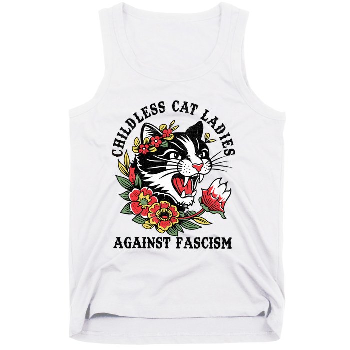 Childless Cat Ladies Voting Election 2024 Usa Vintage Tank Top