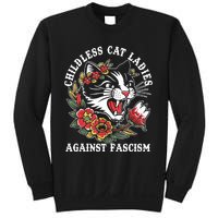 Childless Cat Ladies Against Fascism Vintage Sweatshirt