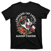 Childless Cat Ladies Against Fascism Vintage T-Shirt