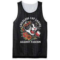 Childless Cat Ladies Against Fascism Vintage Mesh Reversible Basketball Jersey Tank