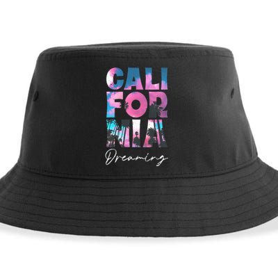 California Cali Lover Visiting California Sustainable Bucket Hat