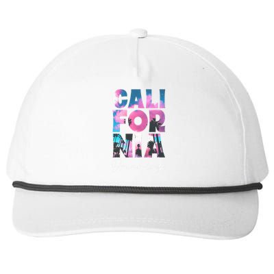 California Cali Lover Visiting California Snapback Five-Panel Rope Hat