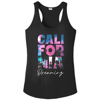 California Cali Lover Visiting California Ladies PosiCharge Competitor Racerback Tank