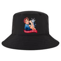 Childless Cat Ladies Vote Rosie The Riveter Cool Comfort Performance Bucket Hat