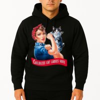 Childless Cat Ladies Vote Rosie The Riveter Hoodie