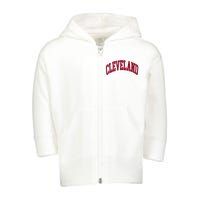 Cleveland Toddler Zip Fleece Hoodie