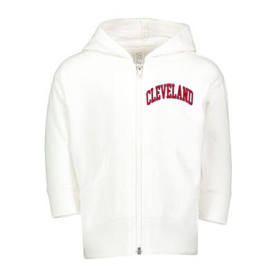 Cleveland Toddler Zip Fleece Hoodie