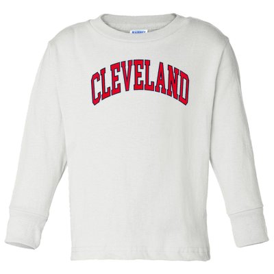 Cleveland Toddler Long Sleeve Shirt