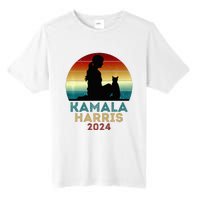 Childless Cat Lady For Kamala Harris President 2024 Election Tall Fusion ChromaSoft Performance T-Shirt