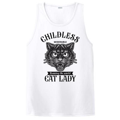 Childless Cat Lady Miserable Childless Cat Lady Kamala 2024 PosiCharge Competitor Tank